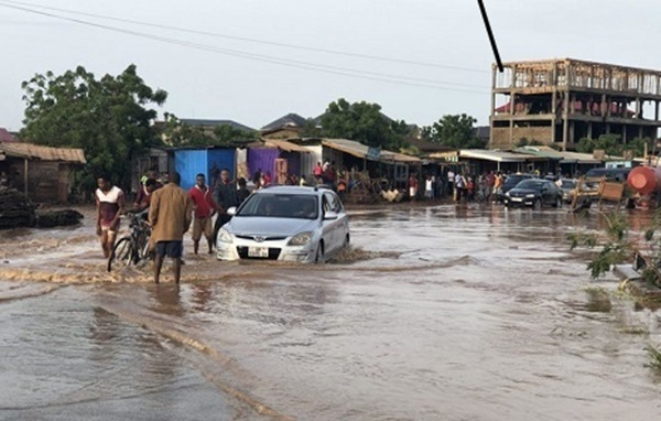 Many are trapped in their homes due to the rainfall on Thursday October 17