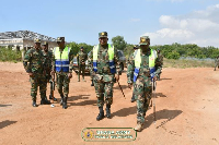 The Chief of Defence Staff inspected the building construction