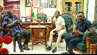 Afenyo-Markin (left), Great Ampong (middle)  and Omane Acheampong (right)