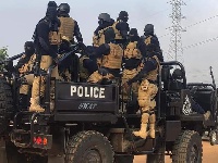 The Police SWAT team deployed to the Ayawaso by-election grounds
