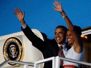 Obama Departs