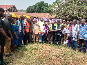 Rita Awatey Sod Cutting