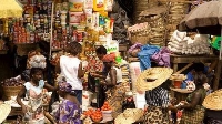 A file photo of traders at a market