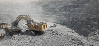 Photo of a quarry mining site