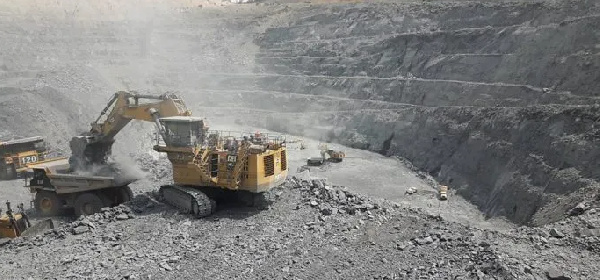 Photo of a quarry mining site