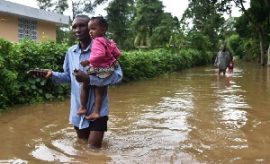 Ghana experiences flooding issues anytime it rains