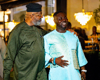 Dr Gabriel Tanko Kwamigah-Atokple with Alhaji Said Sinare at the party