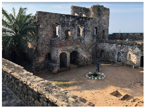 A photo of Fort Cormantin