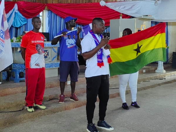 Dr Gideon Boako addressing the youth