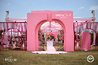 A photo of the Brutal Fruit Pink Table event