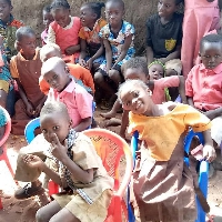 A picture of some pupils in the Namiyala community
