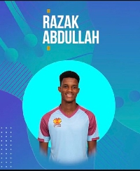 Ghanaian youngster Razak Abdullah