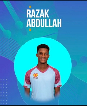 Ghanaian youngster Razak Abdullah