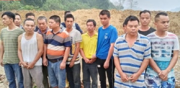 Chinese illegal miners