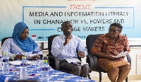 Members of the Media and Information Literacy week panel