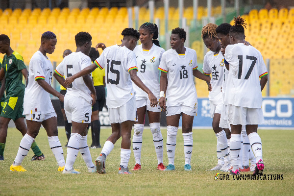 The senior female national team of Ghana, the Black Queens