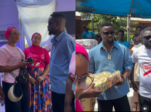 Sarkodie donates assorted items to Manhyia District Hospital ahead of Rapperholic 2026