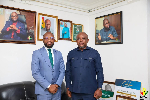 Majority Leader visits NYA CEO Osman Ayariga to discuss issues of youth development