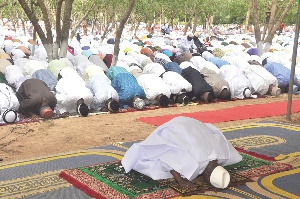Muslims Pray Ghana