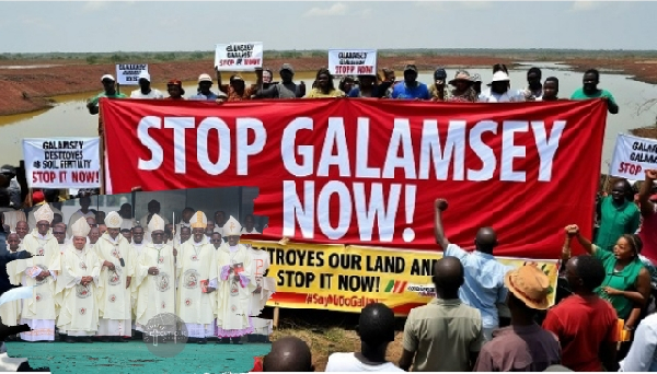 The Catholic church will lead prayer protest against galamsey Oct. 11