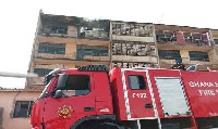 Ghana National Fire Service managed to put out the fire within 30 minutes of their arrival