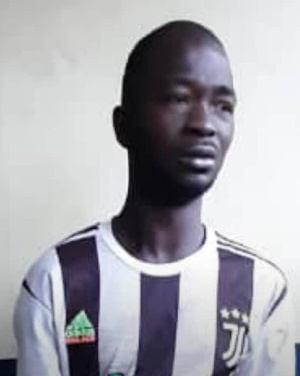 The suspect,  Suleman Mumuni Tanko