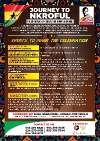 Program outline toward the celebration of Kwame Nkrumah at Nkroful