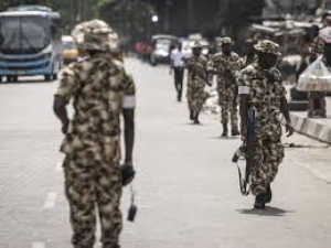 The Nigerian air force raided a forest in northwest Nigeria