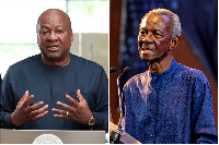 President John Mahama (R) has earned the praise of Kwame Pianim (R)