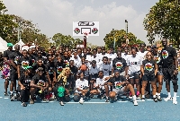 Participants of the Elite 50 Basketball Camp