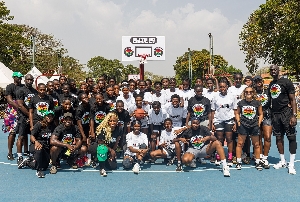 Participants of the Elite 50 Basketball Camp