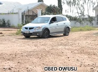 Obed Owusu's car