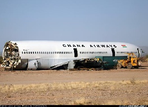 Ghana Airways Destroyed