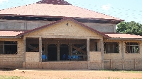 The uncompleted dinning hall