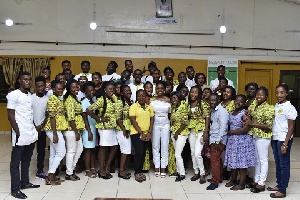 Participants in a group photo after the conference