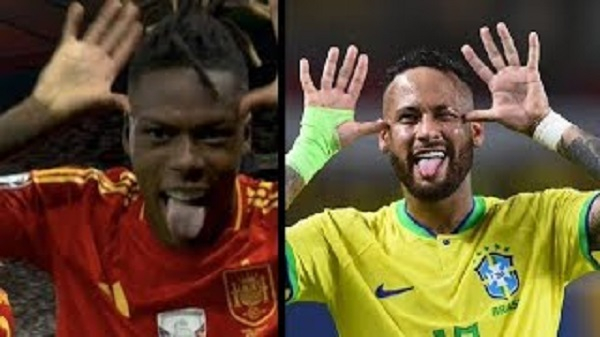 Neymar approves Nico Williams after using his celebration at 2024 Euros