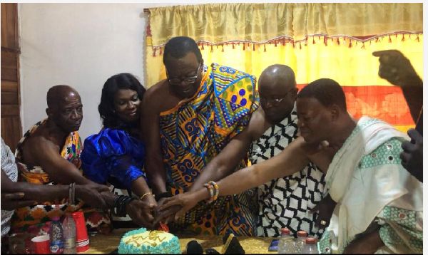 The stool became vacant two years after the death of the late Daasebre Dr Amankona Diawuo II