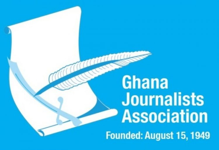 Logo of Ghana Journalists Association