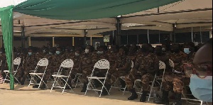 Prison Officers seated at the program