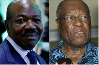 Gabon President Ali Bongo Ondimba, left, will take on 13 candidates, including Albert Ondo Ossa