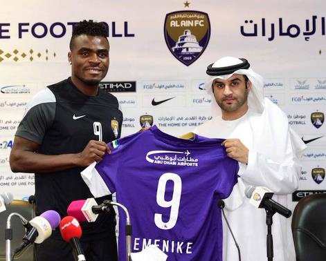 Nigeria striker Emmanuel Emenike