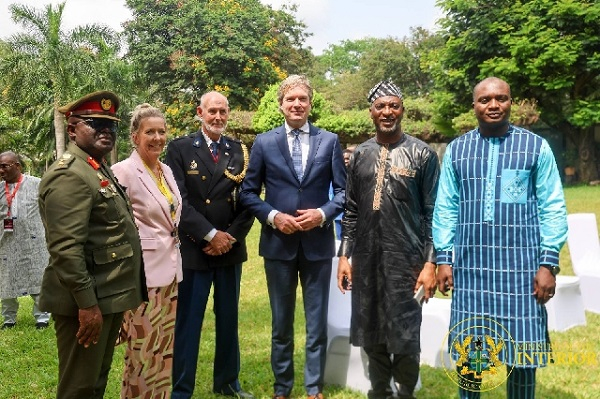 Interior Minister (second from right) and other stakeholders at the event