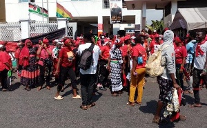 The NDC planned demo in Buipe has been brought to a halt