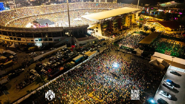 Social media reacts as Pastor Agyemang Elvis fills Accra Sports Stadium for Alpha Hour Convocation