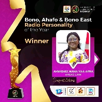 She beat competition from other 8 notable radio personalities to clinch the award