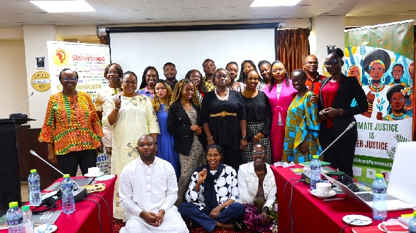 The participating journalists from across Africa with the AACJ and FEMNET team in Accra