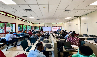 A photo of Ghanaians undergoing Huawei digital skills training