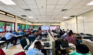 A photo of Ghanaians undergoing Huawei digital skills training