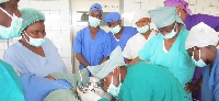 The Anaethetists at the Tamale Teaching Hospital