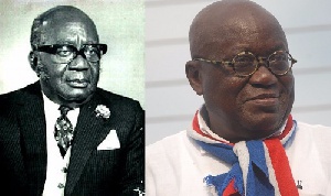 The late Edward Akufo-Addo and son, Nana Addo Dankwa Akufo-Addo
